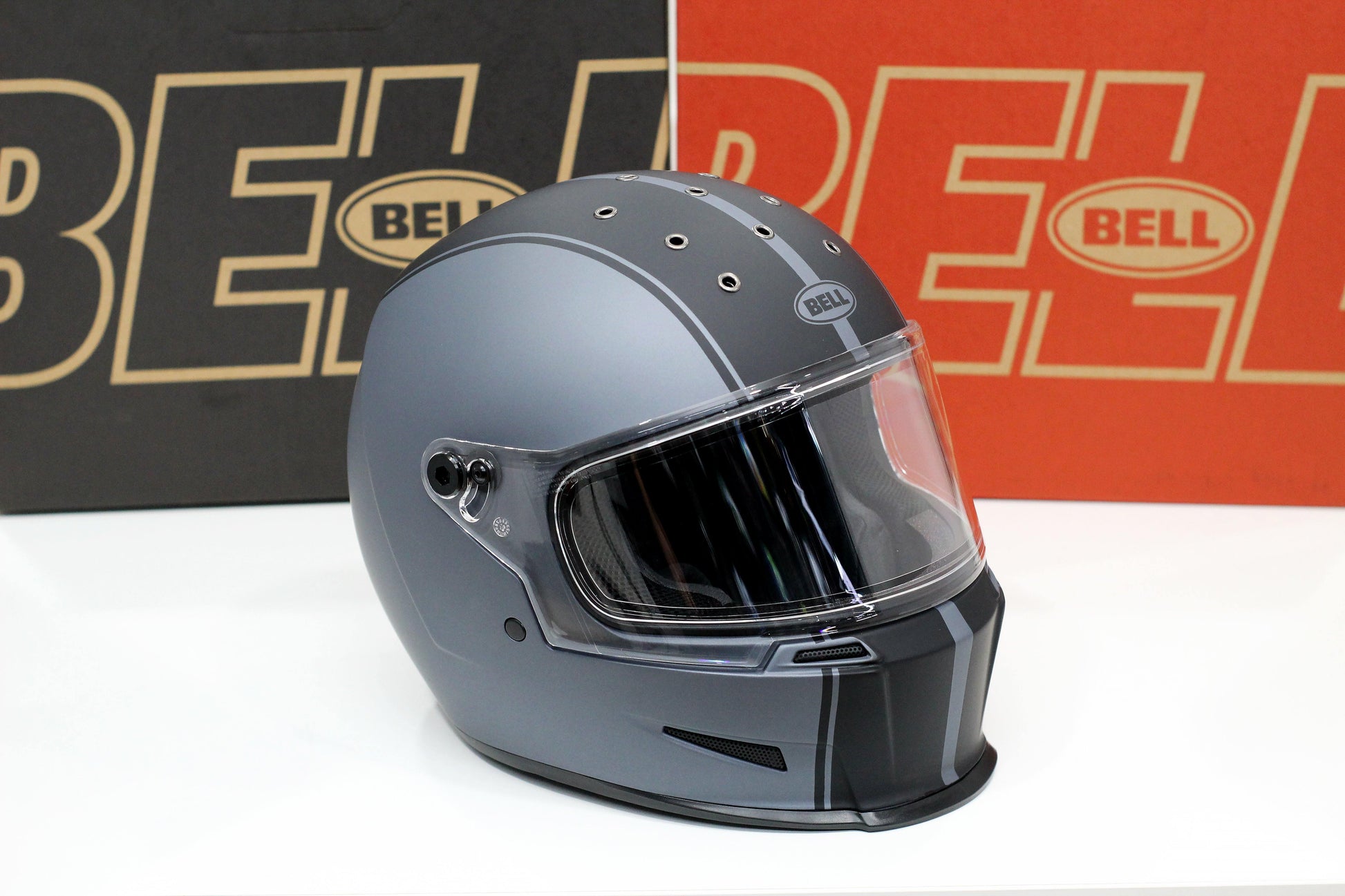 bell eliminator rally helmet shaps Bell Helmet Eliminator (Rally Matte Gray/Black) – Durian Bikers