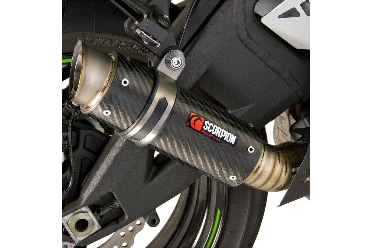 Scorpion Exhaust fits for Kawasaki Ninja ZX-10R ('11-'15) (RP1 GP Slip On) - Durian Bikers