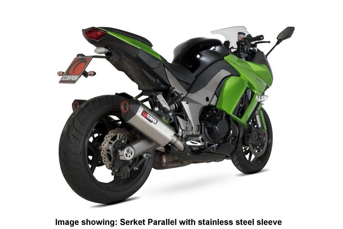 Scorpion Exhaust fits for Kawasaki Z1000 & Z1000SX ('10-'13) (Serket Slip on Pair / Dual) - Durian Bikers