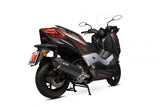 Scorpion Exhaust fits for Yamaha X-Max 300 ('17-'20) (Serket Parallel Full System) (Black Ceramic) - Durian Bikers