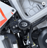 R&G Crash Protectors Aero Style fits for Aprilia V4 Tuono ('11-'20) (Black) - Durian Bikers