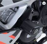 R&G Crash Protectors Aero Style fits for Aprilia RSV4 ('09-), Tuono V4 ('11-) & RSV4 1100 Factory ('19-'20) (Black) - Durian Bikers