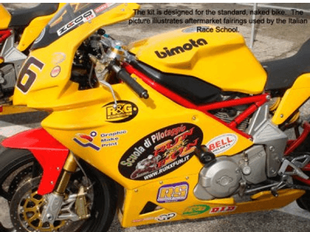 R&G Crash Protectors Aero Style fits for Bimota DB5 - Durian Bikers