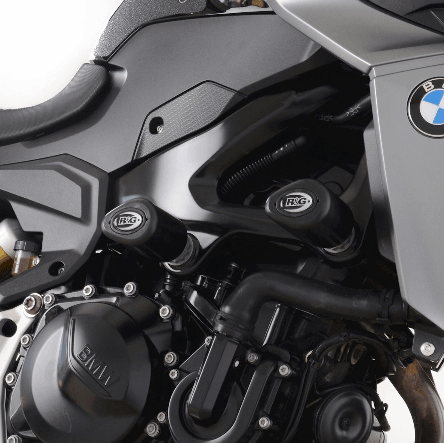 R&G Crash Protectors Aero Style fits for BMW F900 R ('20-) (Front) (White) - Durian Bikers
