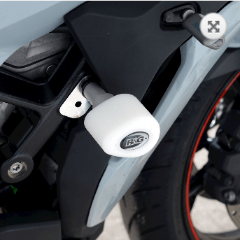 R&G Crash Protectors Aero Style fits for BMW S1000XR ('20-) (White) - Durian Bikers