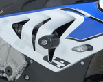 R&G Crash Protectors Aero Style (Non Drill) fits for BMW S1000RR ('12-'14) & HP4 ('09-'14) (White) - Durian Bikers