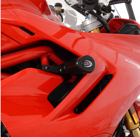 R&G Crash Protectors Aero Style (No-Cut Kit) fits for Ducati Supersport 950 / S ('21-) (Black) - Durian Bikers
