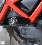 R&G Crash Protectors Aero Style fits for Ducati Multistrada 1200 ('15-) & Multistrada 950 ('17-) (Black) - Durian Bikers