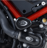 R&G Crash Protectors Aero Style fits for Ducati Multistrada 1200 ('15-) & Multistrada 950 ('17-) (Black) - Durian Bikers