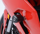 R&G Crash Protectors Aero Style (Drill Kit) fits for Ducati Supersport & Supersport S ('17-'20) (White) - Durian Bikers