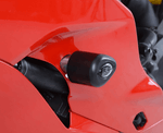 R&G Crash Protectors Aero Style (Drill Kit) fits for Ducati Supersport & Supersport S ('17-'20) (White) - Durian Bikers