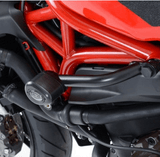 R&G Crash Protectors Aero Style fits for Ducati Monster 821, 1200, R & S ('14-) (White) - Durian Bikers