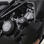 R&G Crash Protectors Aero Style fits for Honda CB125R ('21-) (Black) - Durian Bikers