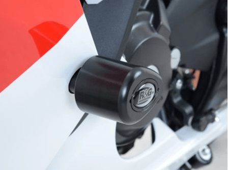 R&G Aero Crash Protectors fits for Honda CBR300R ('14-) (White) - Durian Bikers