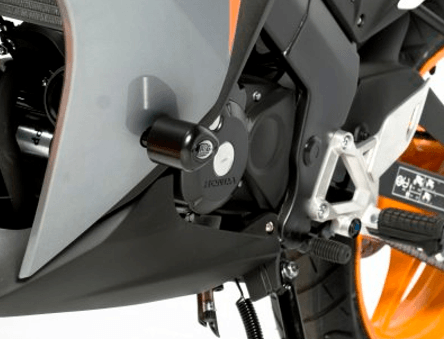 R&G Crash Protectors Aero Style fits for Honda CBR125R ('11-'17) - Durian Bikers