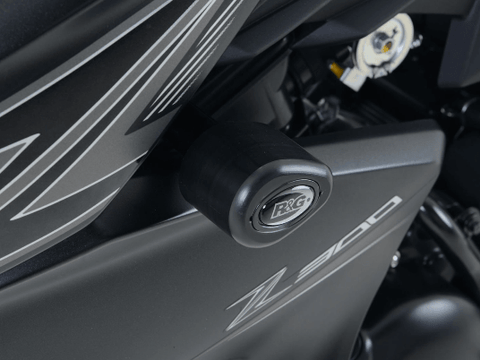 R&G Crash Protectors Aero Style fits for Kawasaki Z250 ('13-'18) & Z300 ('15-) - Durian Bikers