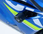 R&G Crash Protectors Aero Style (Non Drill Kit) fits for Suzuki GSX-R 1000 ('17-) & GSX-R1000R ('17-) (White) - Durian Bikers
