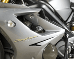 R&G Crash Protectors Aero Style (Race) fits for Triumph Daytona 675/R ('06-'12) - Durian Bikers