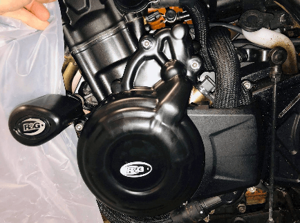 R&G Engine Case Cover Kit (2pcs) fits for Honda CBR500R ('19-), CB400X ('19-), CB500F ('19-) & CB500X ('19-) - Durian Bikers