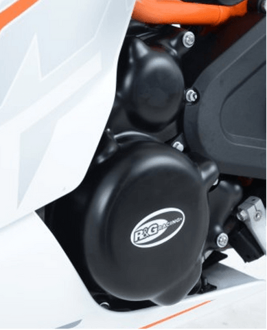 R&G Engine Case Cover Kit (2pcs) fits for KTM RC 125 ('14-'16), RC 200 ('14-) & Duke 125/200 (2016) - Durian Bikers