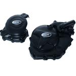R&G Engine Case Cover Kit (2pcs) fits for Suzuki SV650 ('16-) & SV650X ('18-) - Durian Bikers