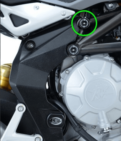 R&G Upper Trellis Frame Plug fits for MV Agusta models - Durian Bikers