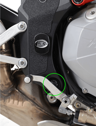 R&G Frame Plug fits for MV Agusta Brutale 1090, 1090RR ('13-) (RHS) (Cast Frame) - Durian Bikers