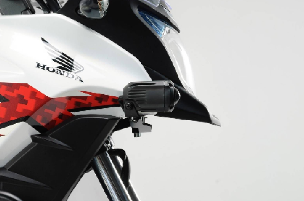SW Motech HAWK Light Mounts (Black) fits for Honda CB500X ('13-) - Durian Bikers