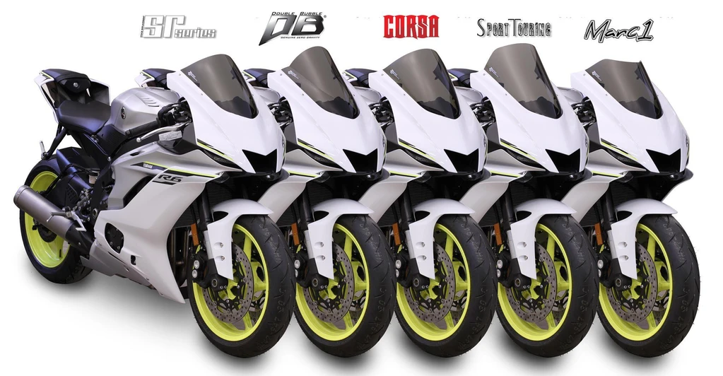 Zero Gravity Corsa Windscreen fits for Yamaha YZF-R6 ('17-'20) (Light Smoke) - Durian Bikers