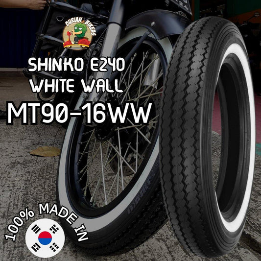 Shinko Tires E240 Series (MT90-16WW) - Durian Bikers