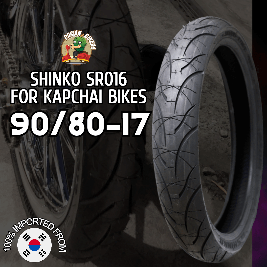 Shinko Tires SR016 Series (90/80-17) - Durian Bikers