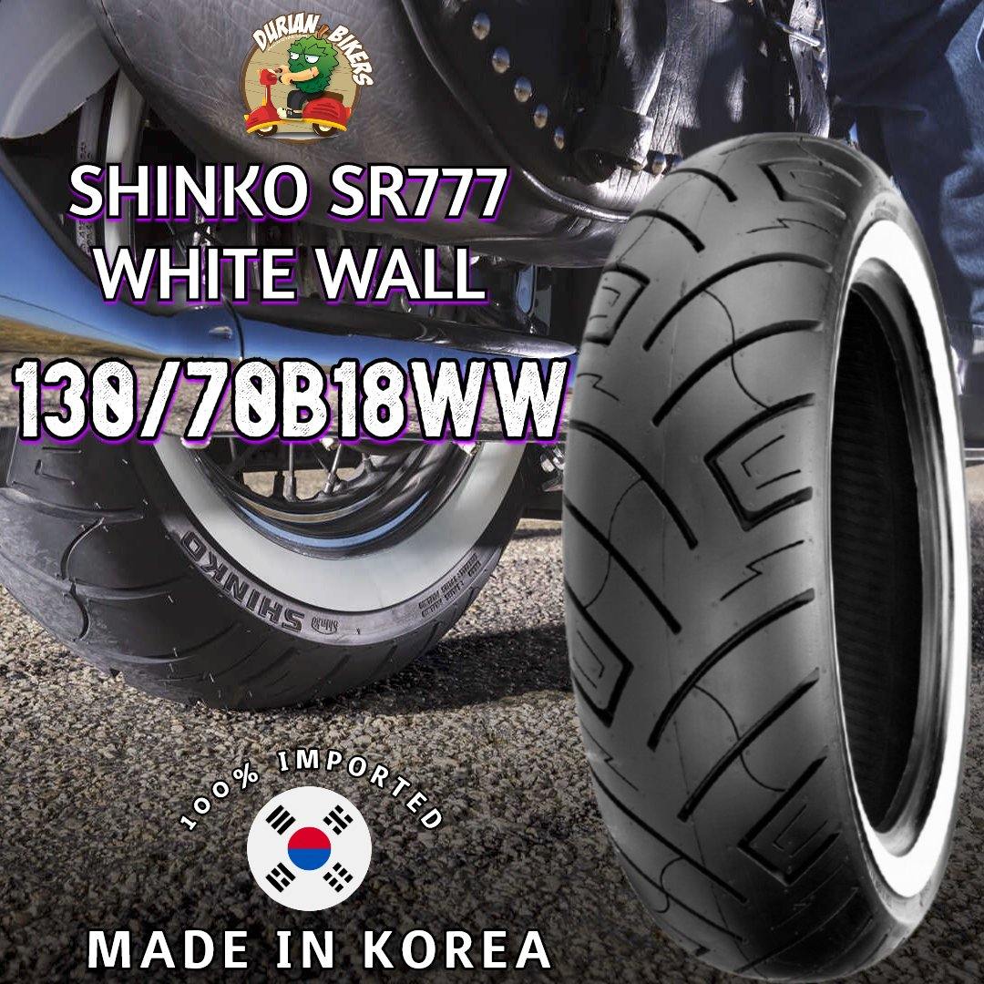 Shinko Tires SR777 Series (130/70B18WW) Heavy Duty Tire - Durian Bikers