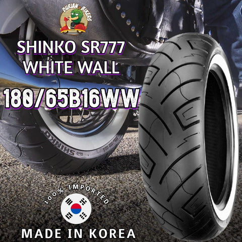 Shinko Tires SR777 Series (180/65B16WW) Heavy Duty Tire - Durian Bikers