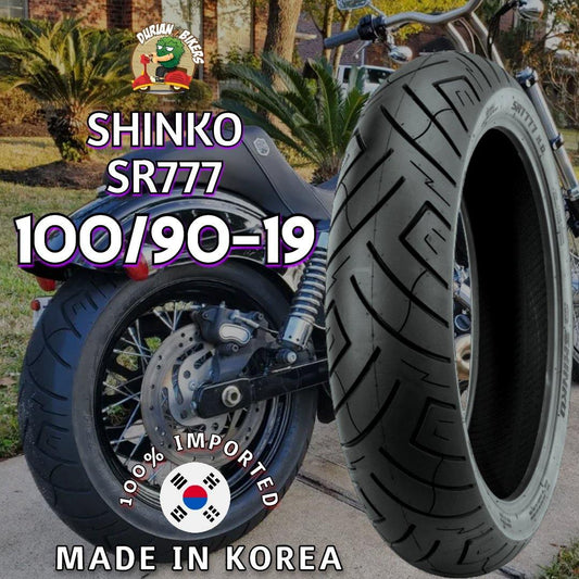 Shinko Tires SR777 Series (100/90-19) Heavy Duty Tire - Durian Bikers