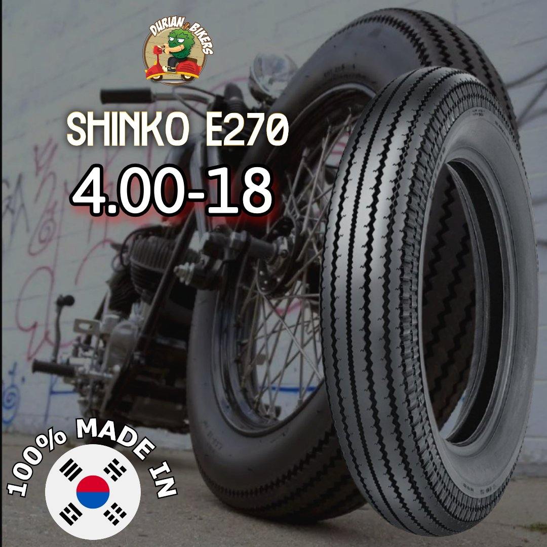 Shinko Tires E270 Series (4.00-18) - Durian Bikers