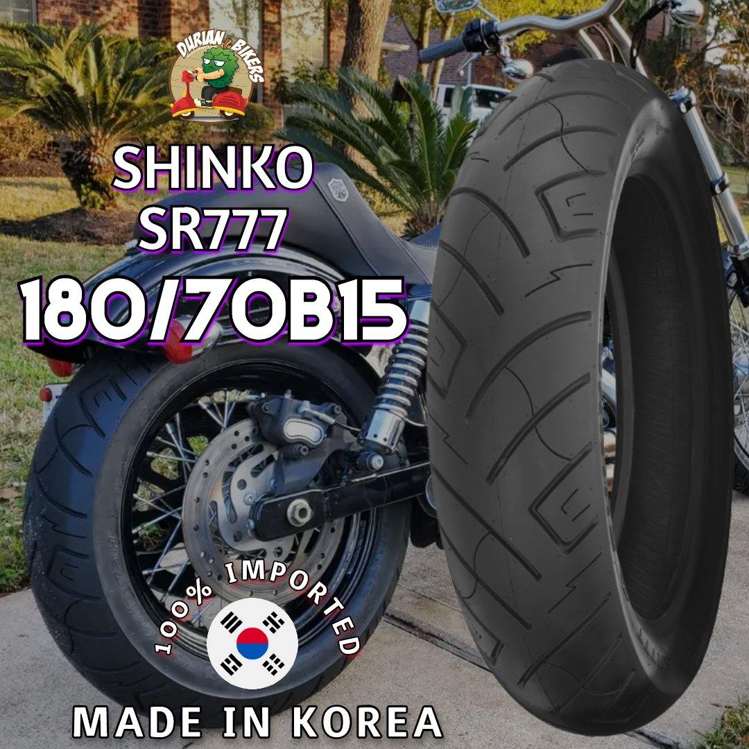 Shinko Tires SR777 Series (180/70B15) Heavy Duty Tire - Durian Bikers