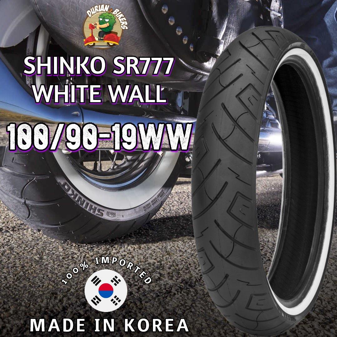 Shinko Tires SR777 Series (100/90-19WW) Heavy Duty Tire - Durian Bikers