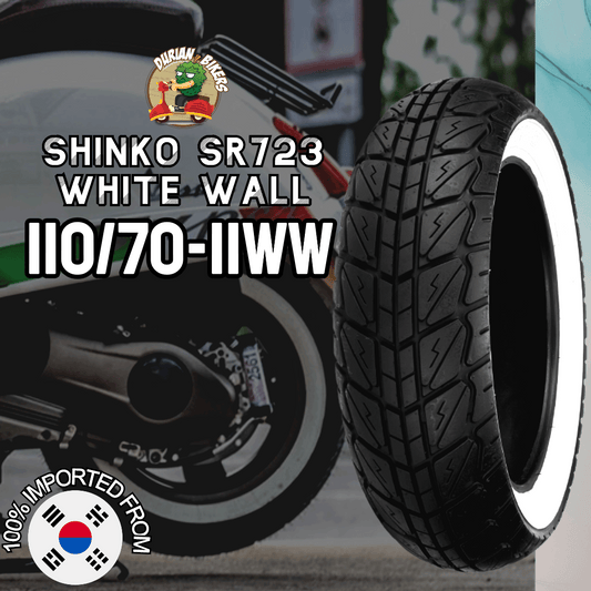 Shinko Tires SR723 Series (110/70-11WW) - Durian Bikers