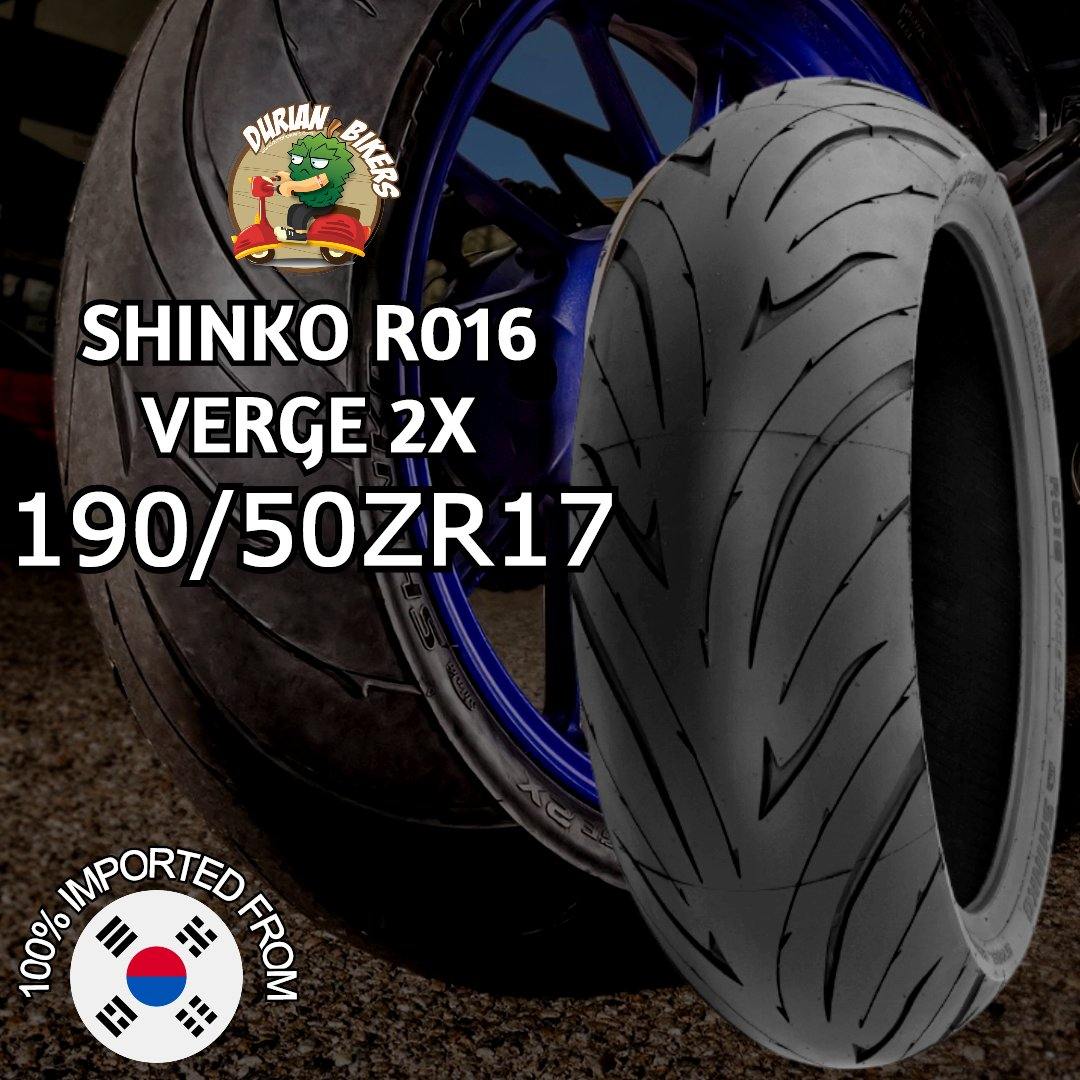 Shinko Tires R016 Series (190/50ZR17) - Durian Bikers