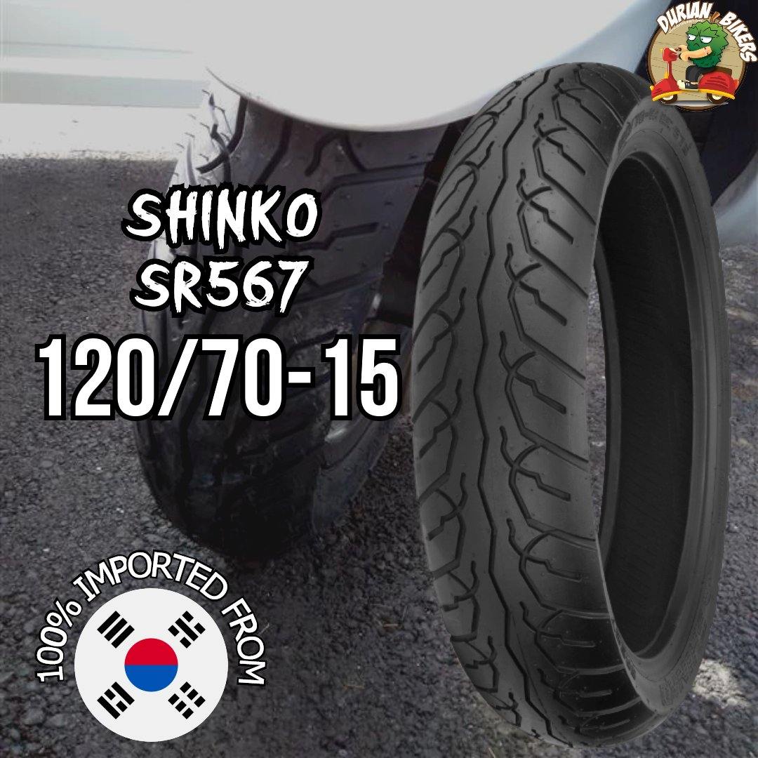 Shinko Tires SR567 Series (120/70-15) - Durian Bikers