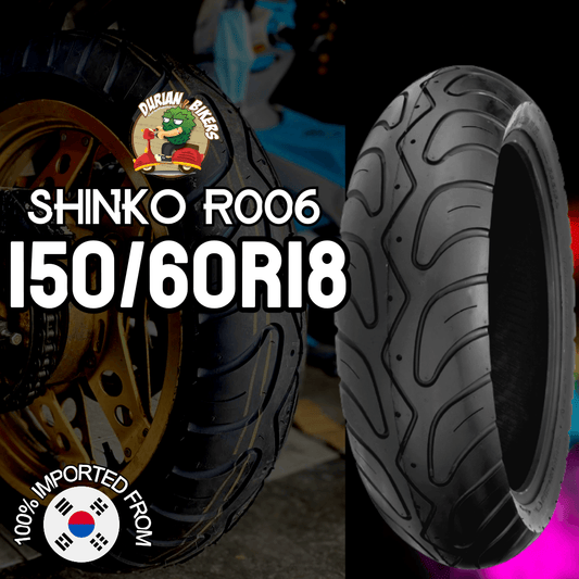 Shinko Tires R006 Series (150/60R18) - Durian Bikers
