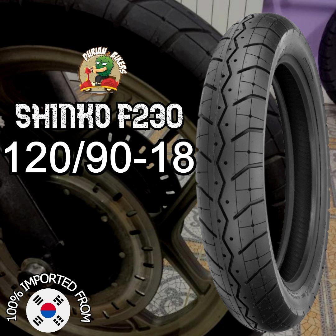 Shinko Tires F230 Series (120/90-18) - Durian Bikers