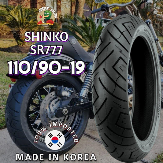 Shinko Tires SR777 Series (110/90-19) - Durian Bikers