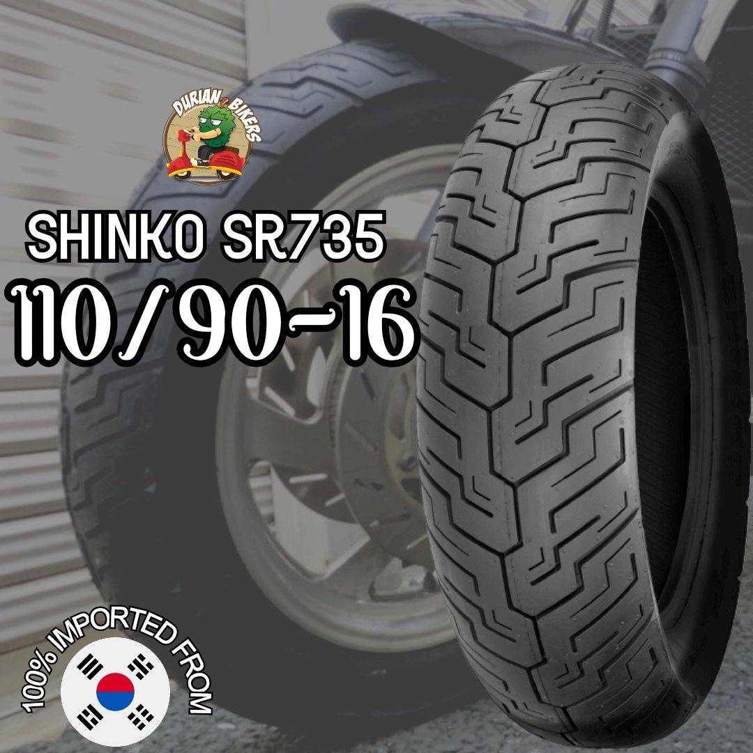 Shinko Tires SR735 Series (110/90-16) - Durian Bikers