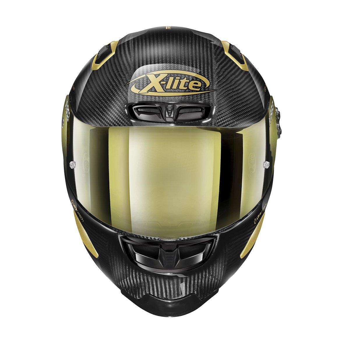 X-Lite X-803 RS Ultra Carbon Golden Edition (33 Carbon) - Durian Bikers