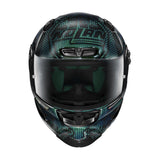 X-Lite X-803 RS Ultra Carbon Replica (25 C. Stoner Superhero Carbon Nuance Green/Red) - Durian Bikers