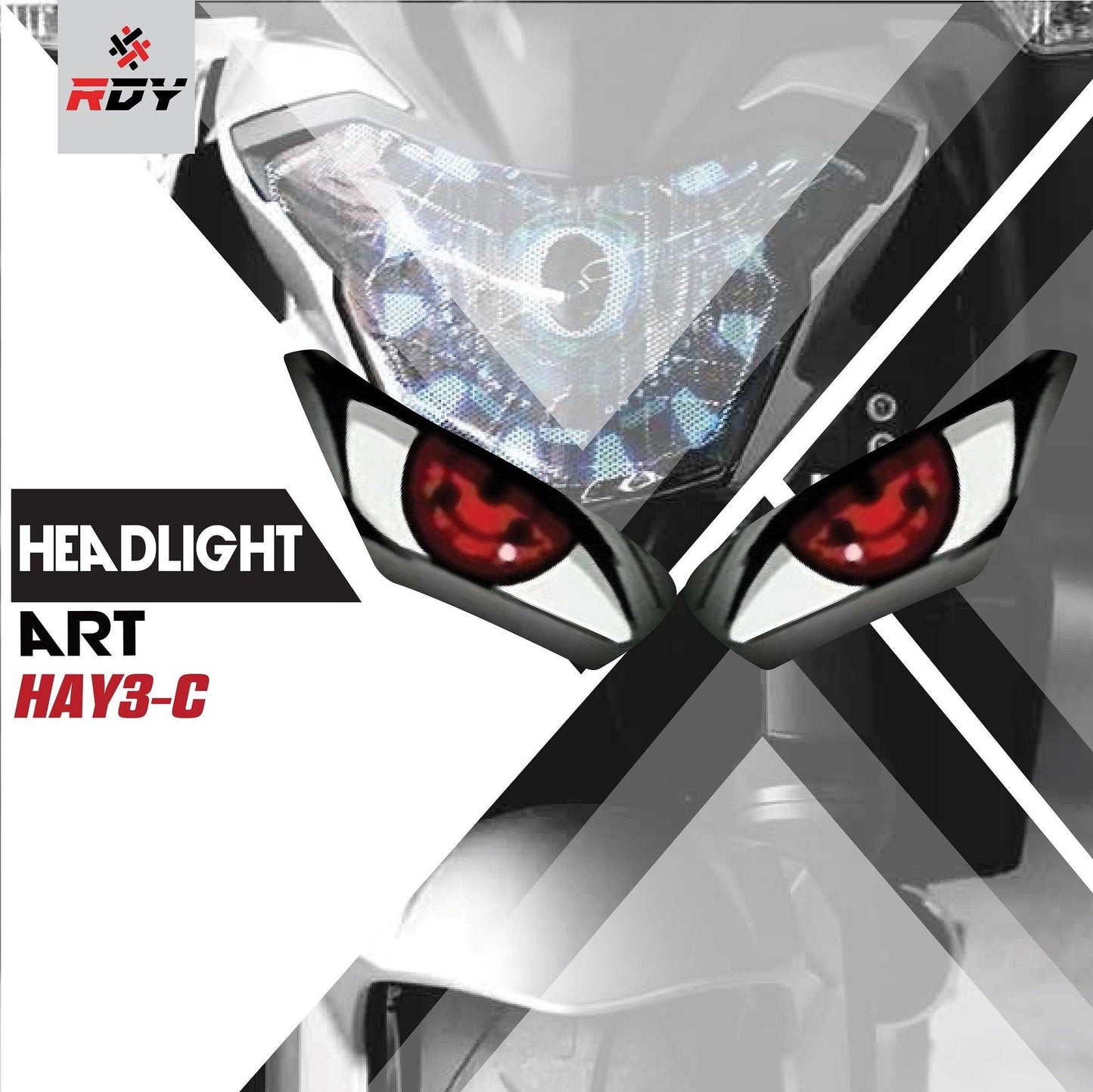 RDY Headlight Art fits for Yamaha XMAX - Durian Bikers