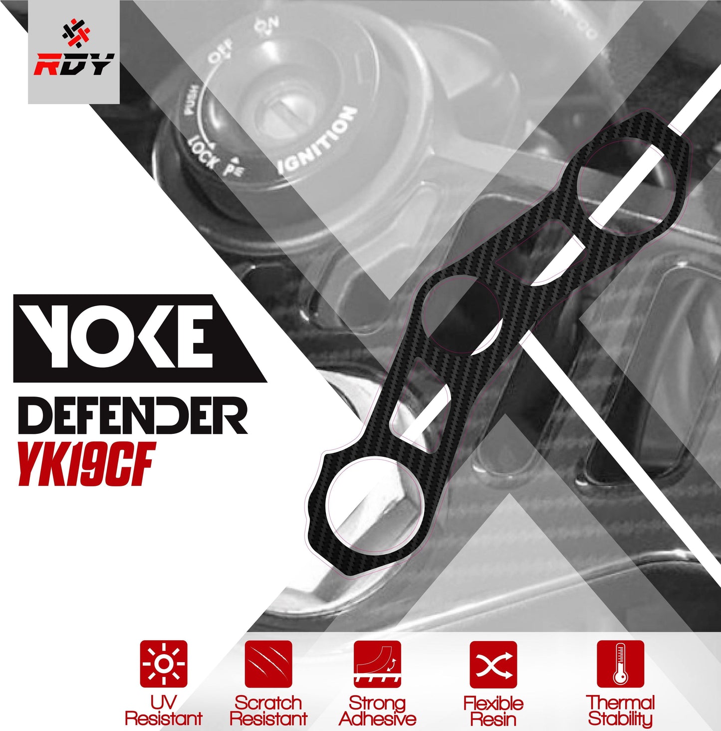 RDY Yoke Defender fits for Kawasaki ZX10-R ('11-'15) - Durian Bikers