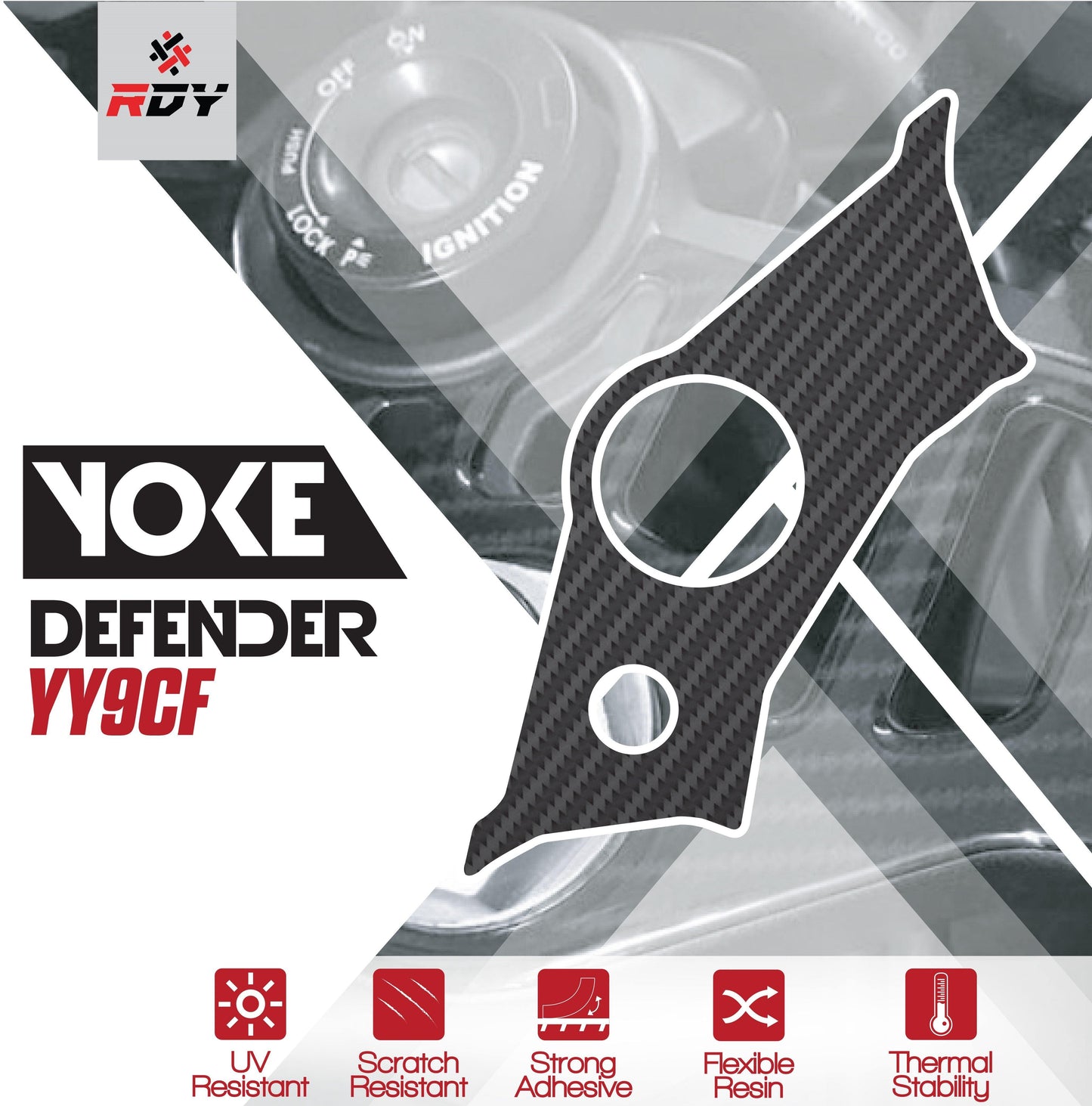 RDY Yoke Defender fits for Yamaha R6 ('04-'05) - Durian Bikers