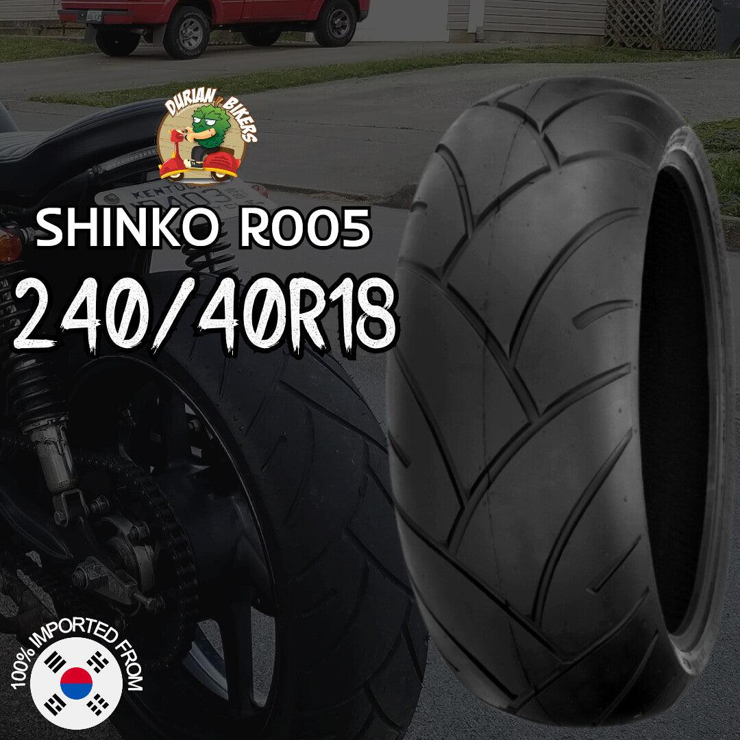 Shinko Tires R005 Series (240/40R18) - Durian Bikers